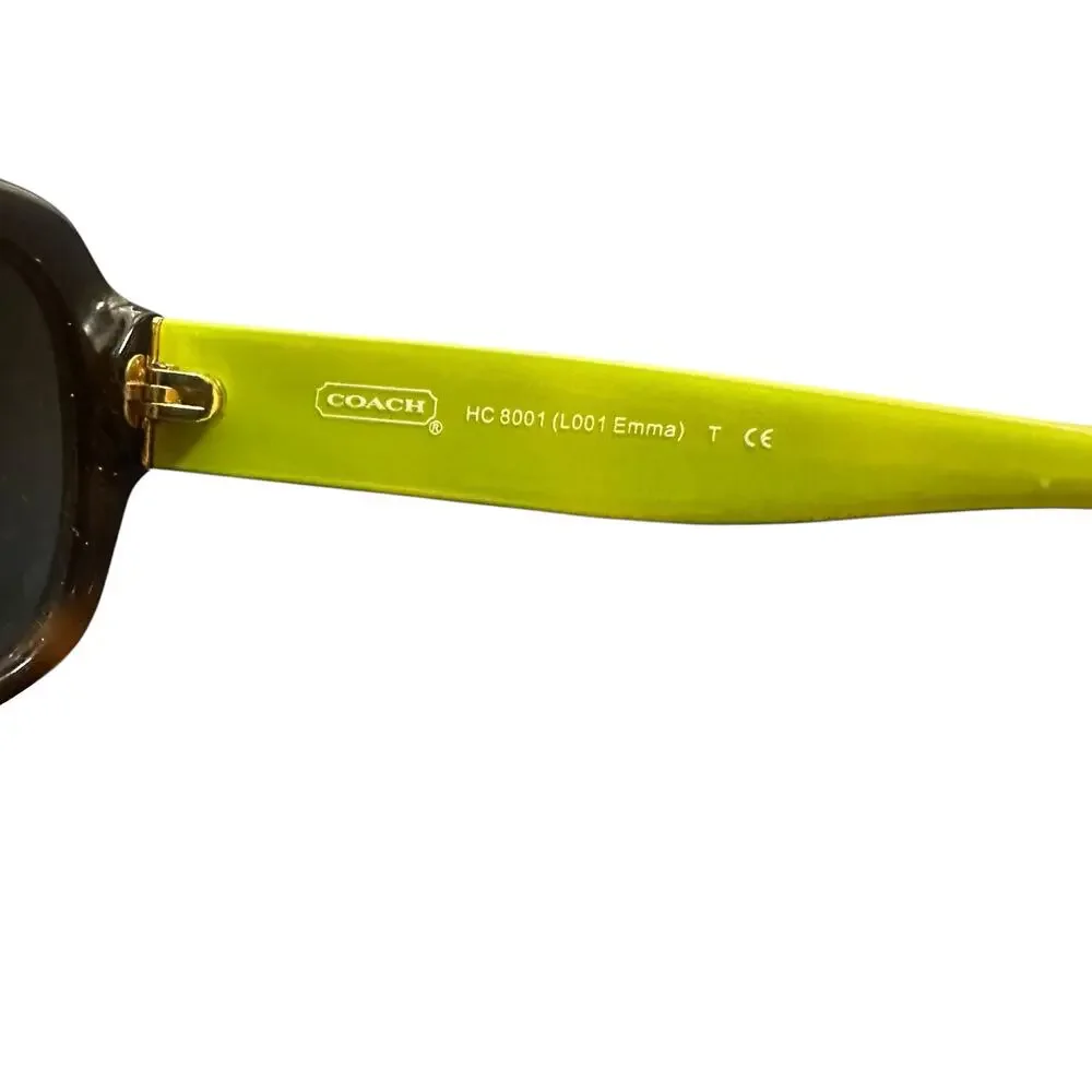 Coach HC8001 Emma 5052/13 Tortoise Sunglasses 57-17-135 Rx Ready frames only